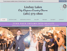 Tablet Screenshot of lindsaylakes.com